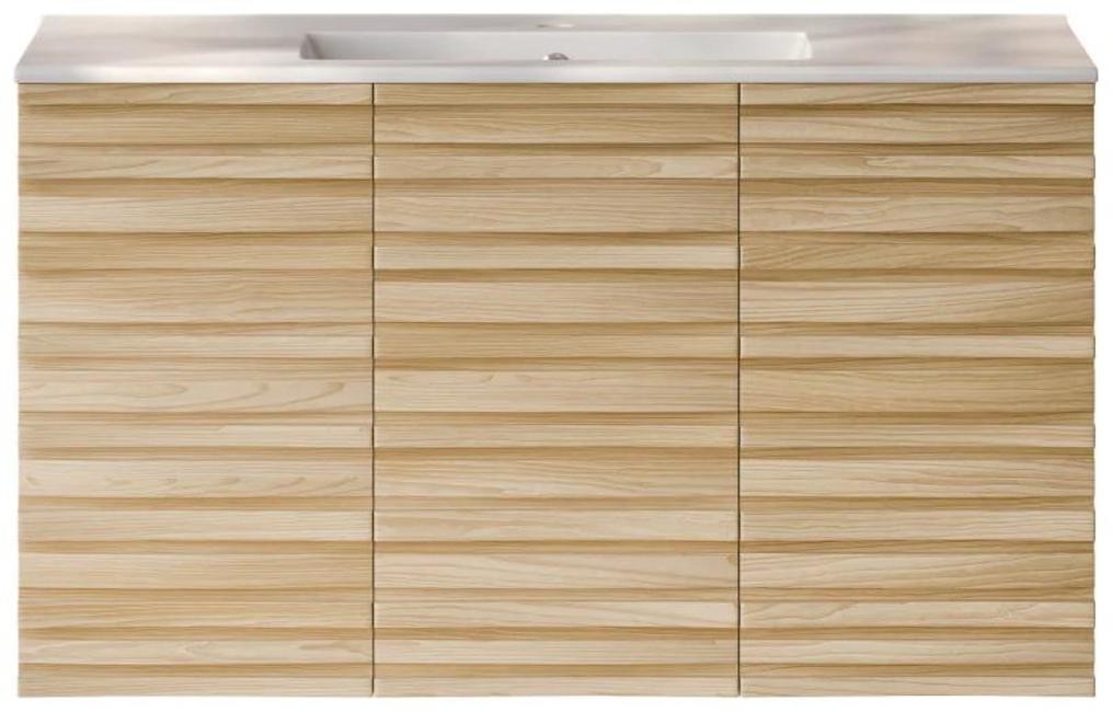 Swiss Madison SM-BV8602 Cascade 36″ Wall Mounted Single Basin – Natural Oak /