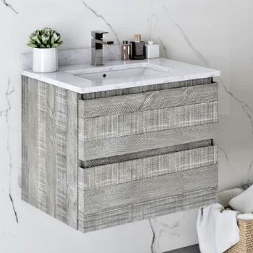 Fresca Formosa 24″ Ash Floating Vanity Base Cabinet No Sink, New Open Box