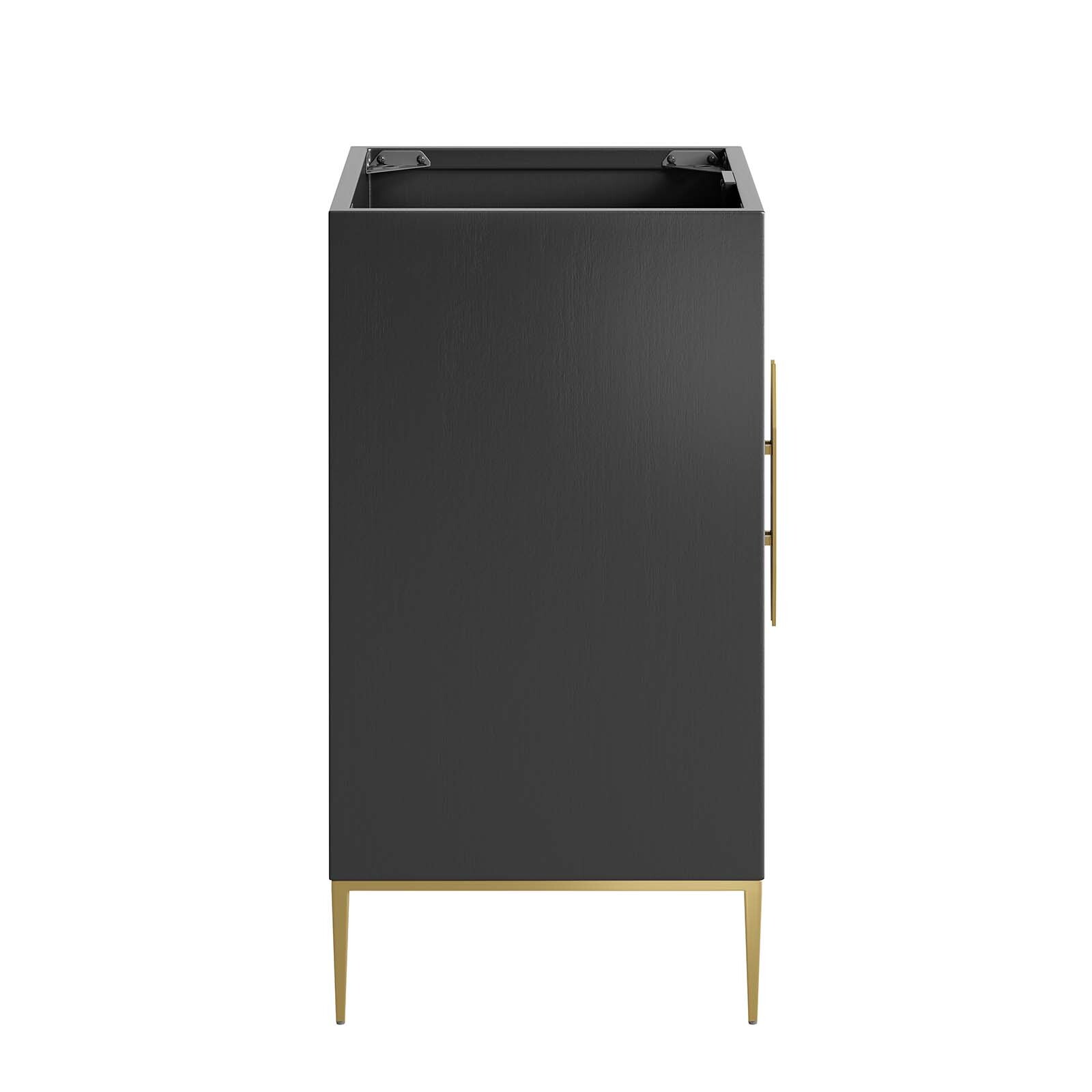 Modway Awaken 24″ Bathroom Vanity Cabinet in Black – Sink Basin Not Included