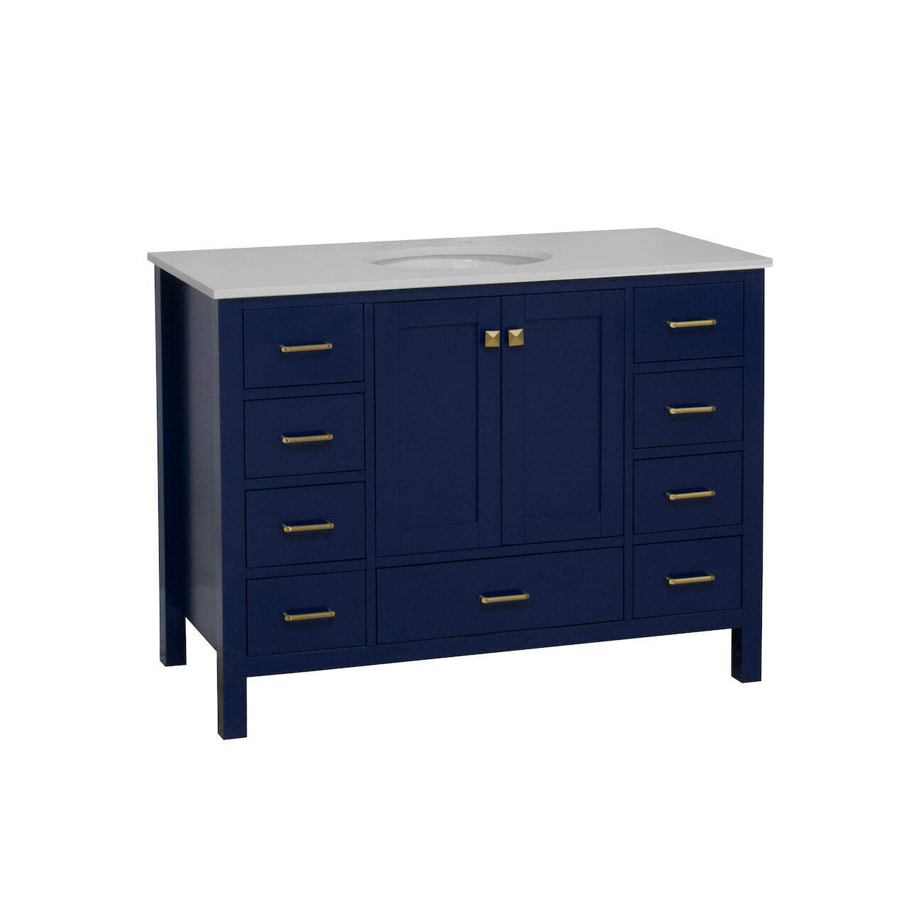 Horizon 48-inch Vanity with Engineered White Top