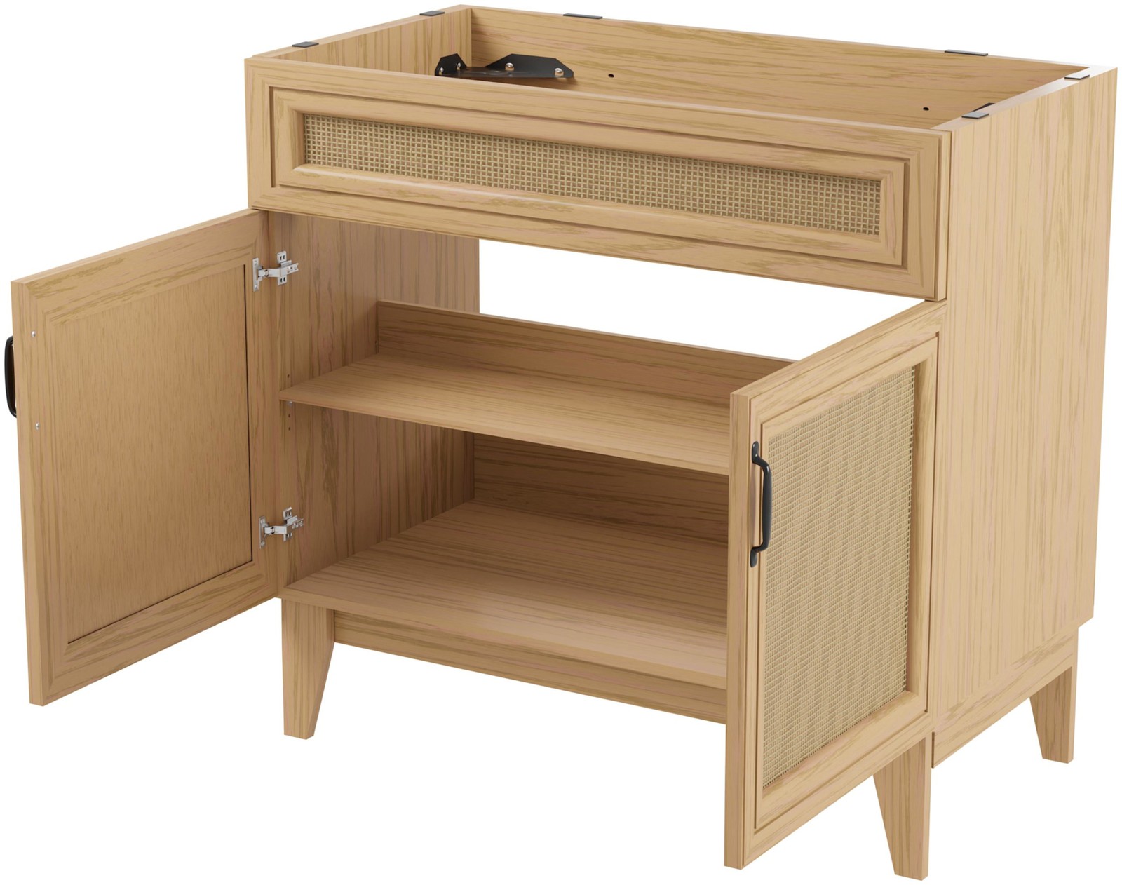 JONATHAN Y Lighting VAN1011 Javer 36″ Single – Wood