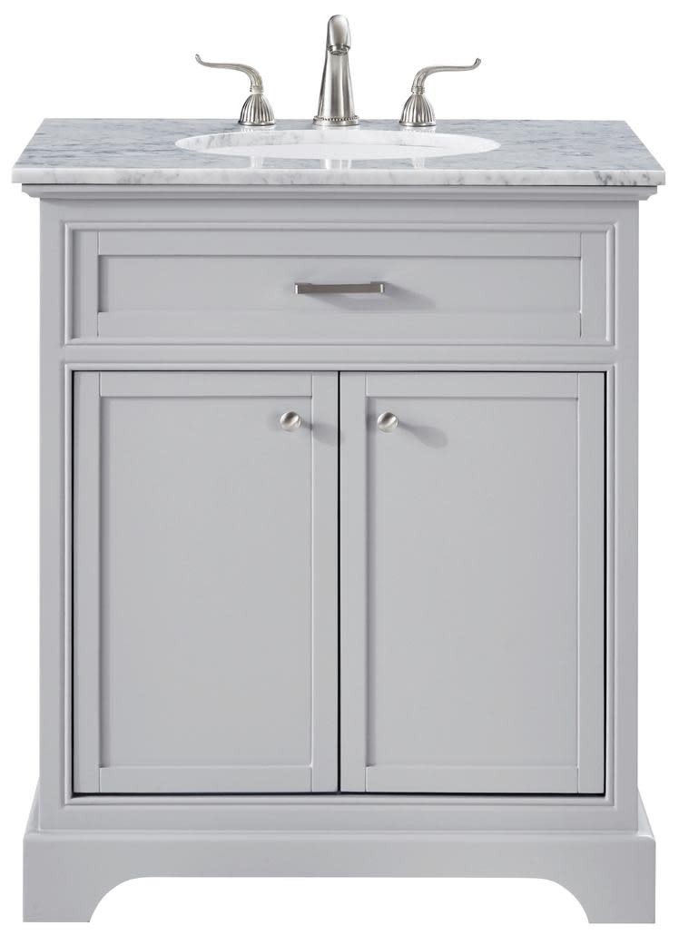 Elegant Lighting VF15030WH Americana 30″ – Grey