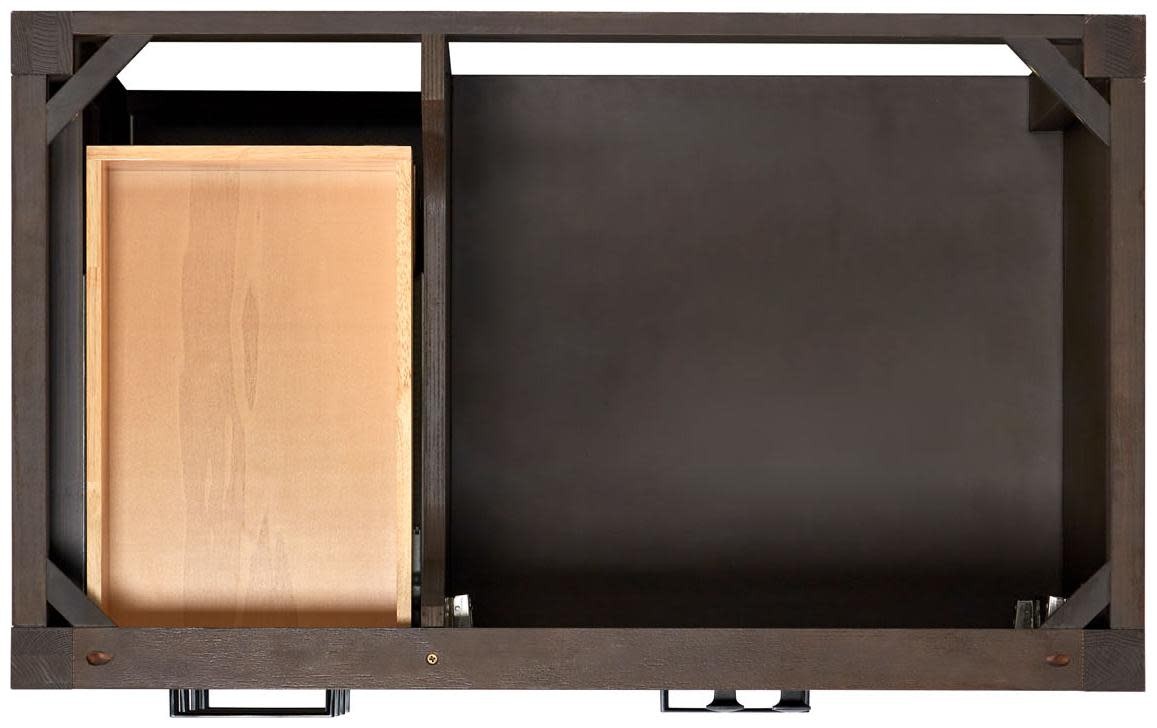 Ariel A037SRCWRVO Cambridge 37″ – Brown Oak / Carrara White Marble / Satin Brass