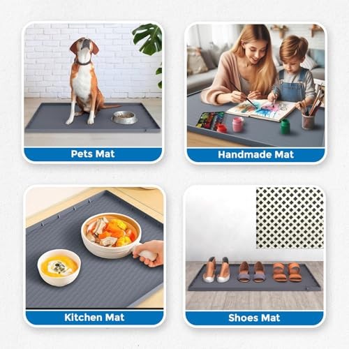 Waterproof Under Sink Mat – Silicone – 34″ x 22″ – Premium Quality