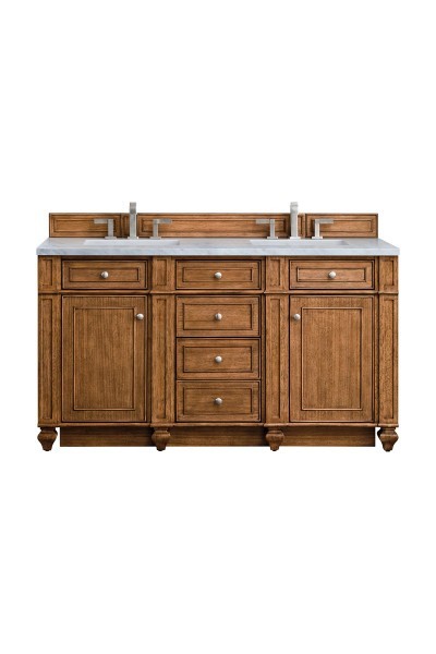 60″ James Martin Bristol 157-V60D-SBR-3EJP Eternal Jasmine Pearl Double Vanity