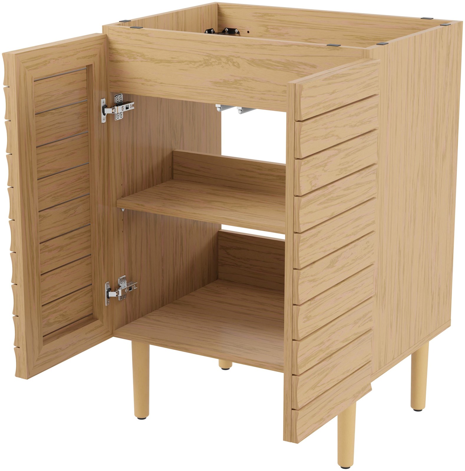JONATHAN Y Lighting VAN1001 Aubert 24″ Single – Wood