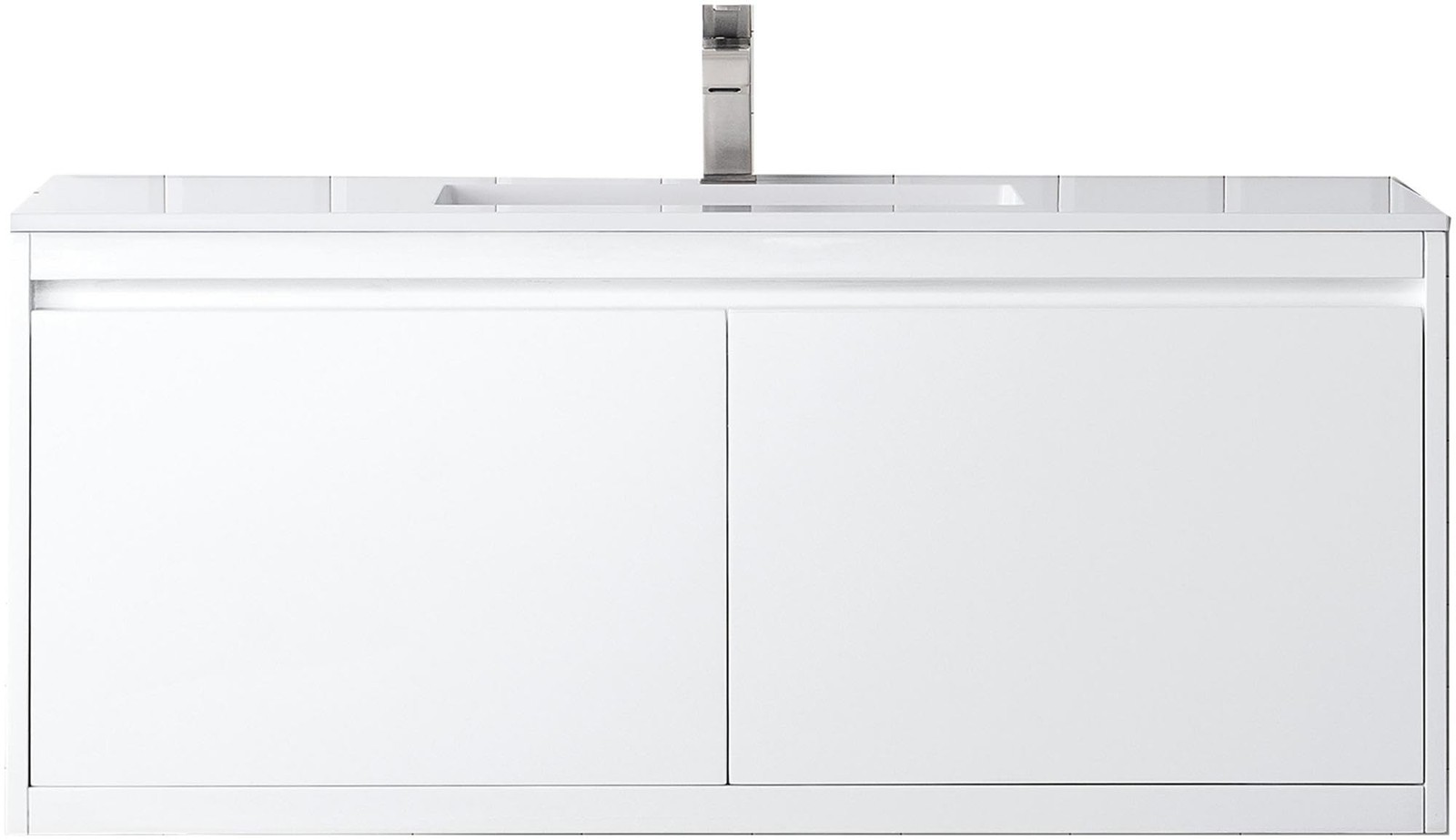 James Martin Vanities 805-V47.3-GW Mantova 48″ Wall Mounted Single Basin Poplar