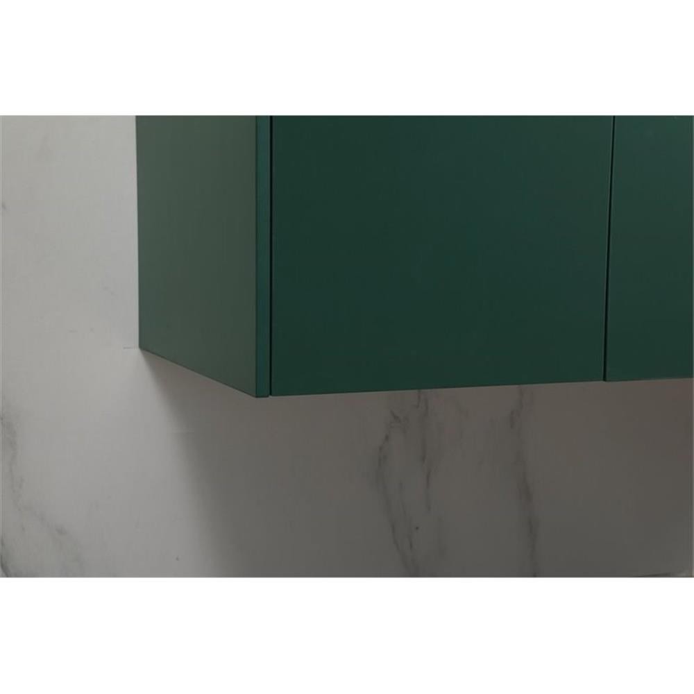 Elegant Decor Penn 48″ Aluminum Alloy MDF Single Bathroom Vanity in Green