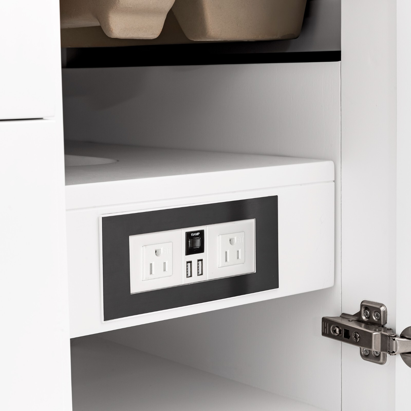 72in James Martin Breckenridge 330-V72-BW Double Vanity Base Only, Bright White