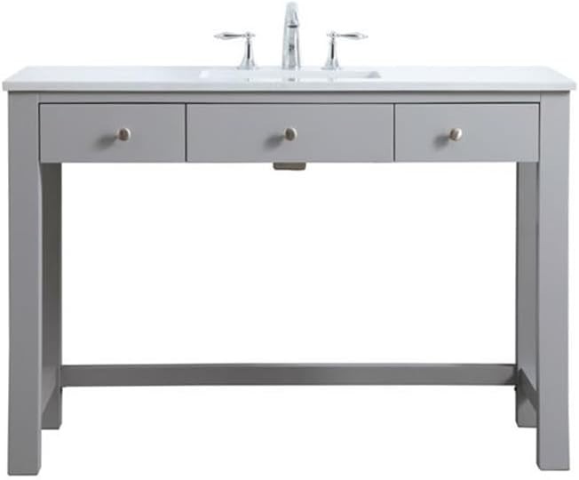 Elegant Kitchen and Bath – VF14848GR – 48 Inch ADA Compliant Bath Vanity In Grey