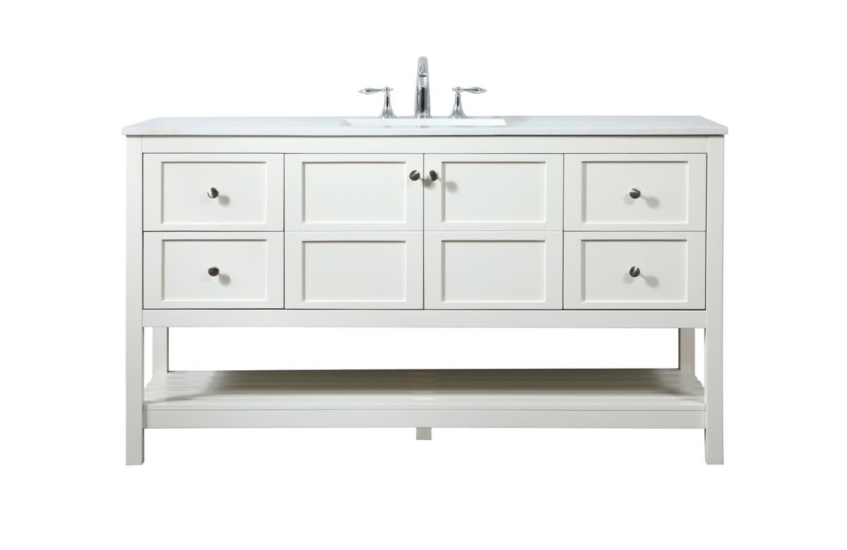 Elegant Lighting VF16460 Theo 60″ – White