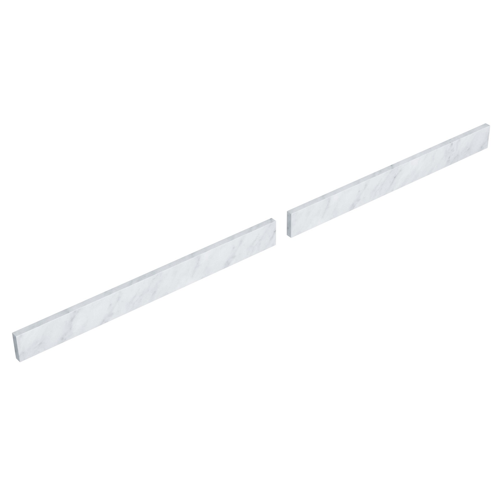 Wyndham Collection WCFVCA160BS 60″ x 3″ Backsplash – Carrara Cultured Marble