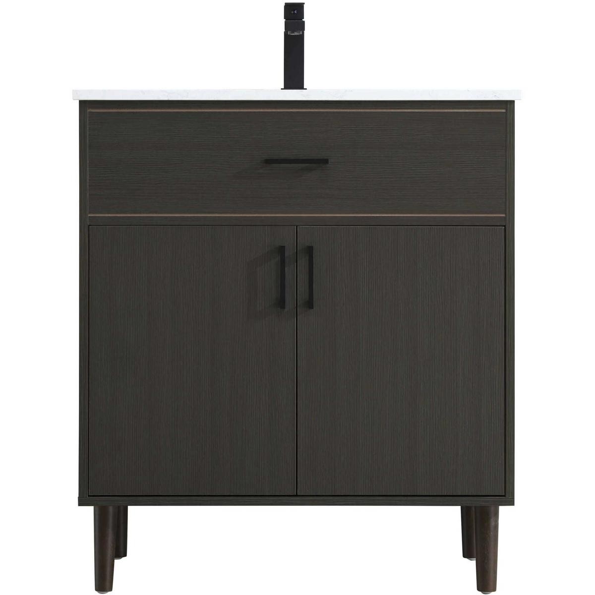 Elegant Lighting VF25030MMB Chandler Vanity Mocha Brown