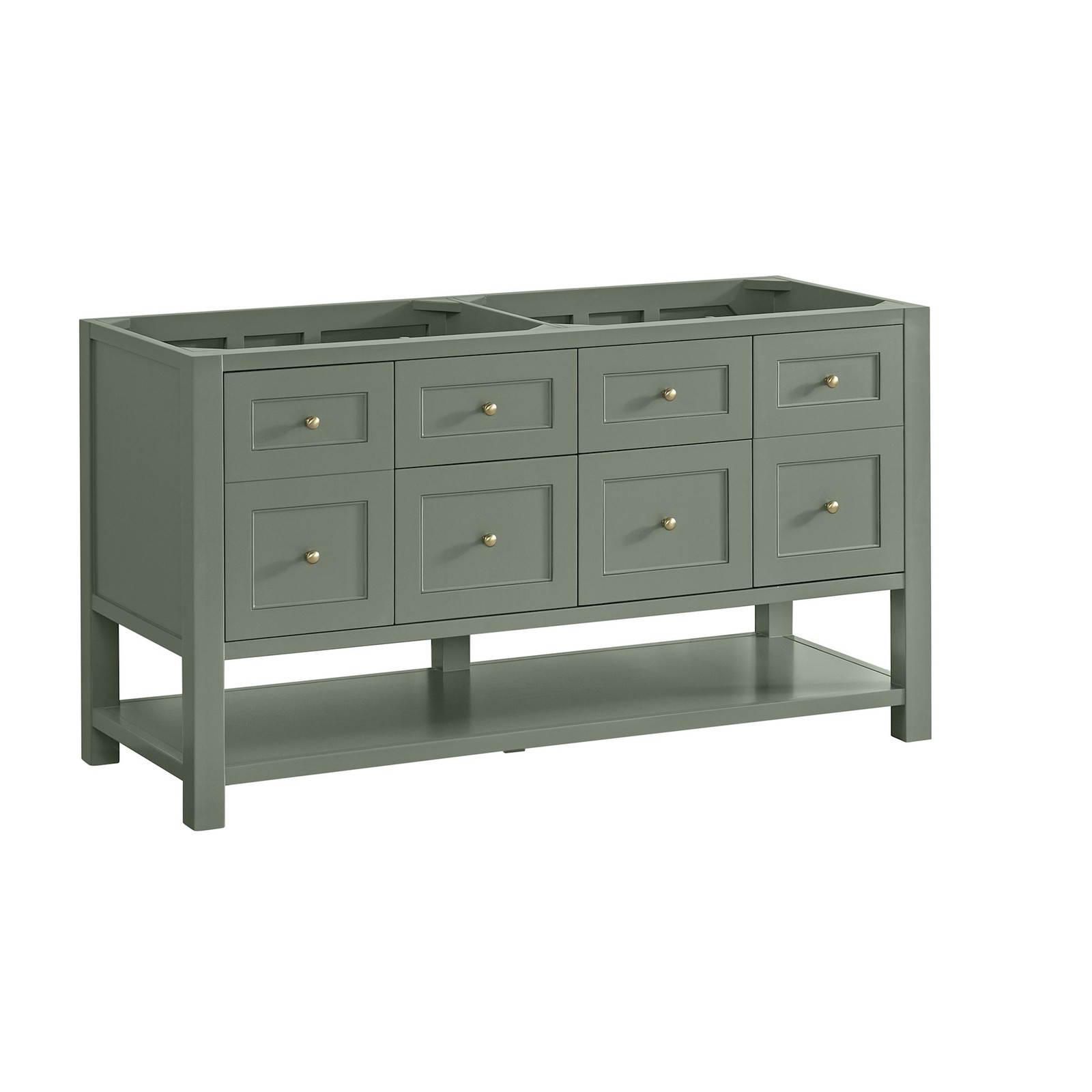 James Martin Vanities 330-V60D-3SFR Breckenridge 60″ – Whitewashed Oak
