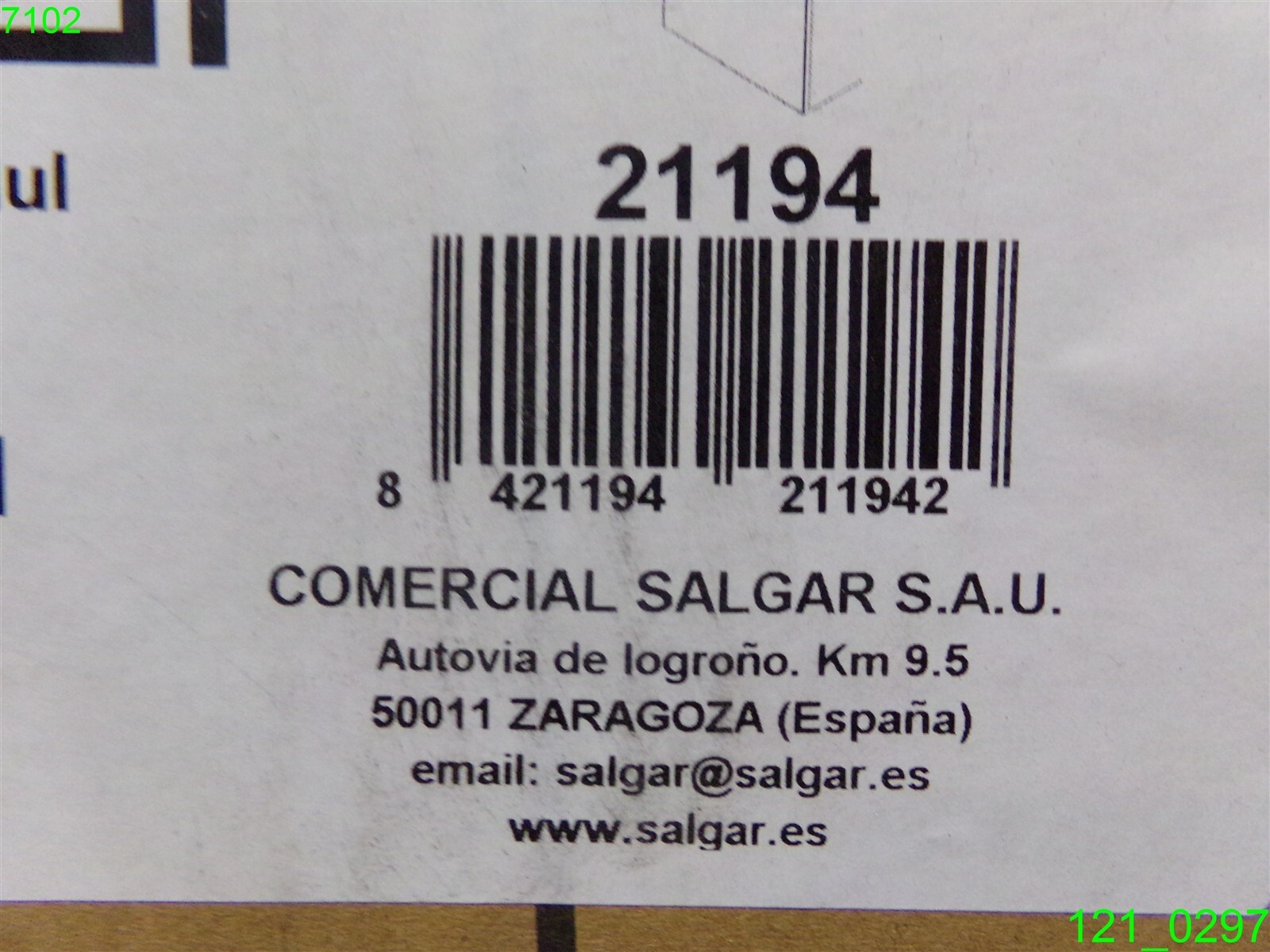SALGAR MODULO FUSSION CHROME 800 1/P WHITE 40cm X 80cm X 16cm 21194 – NEW