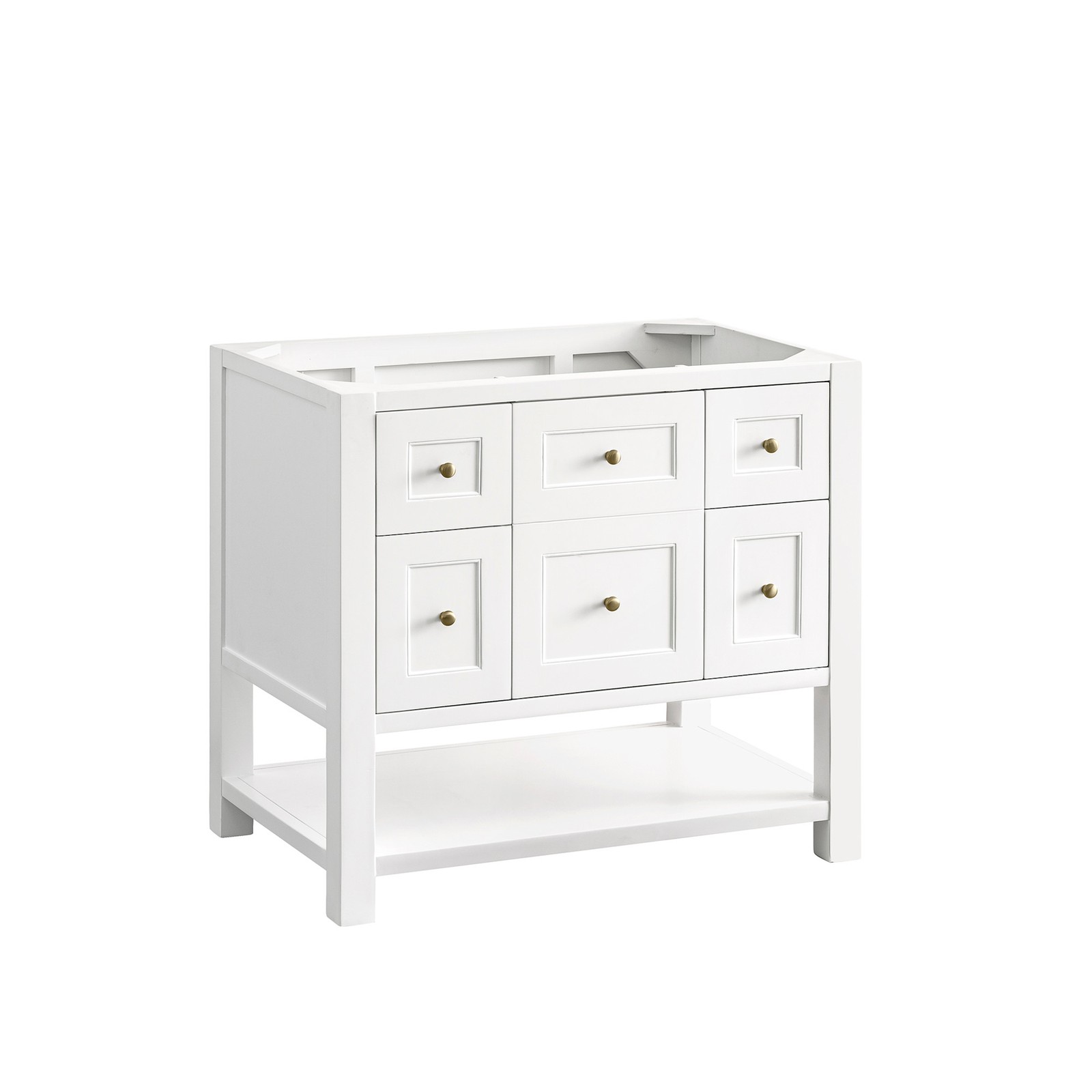 James Martin Vanities 330-V36-3TJR Breckenridge 36″ – Smokey Celadon